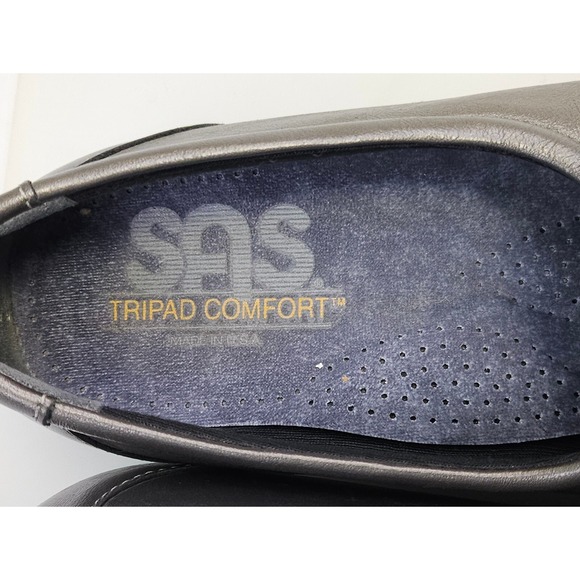 SAS Tripad Comfort Slip On Shoes Loafers Leather Upper Womens Size 5.5W *Read* - Picture 9 of 12